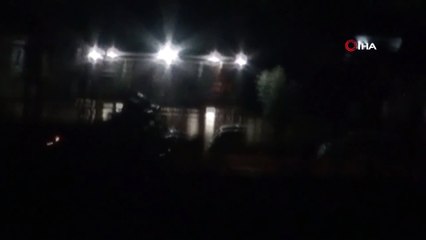 Kamışlı’dan geçen tır konvoyu Nusaybin’den görüntülendi