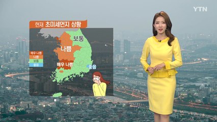 [날씨] 내일 낮 포근·큰 일교차...中 스모그 영향 미세먼지↑ / YTN