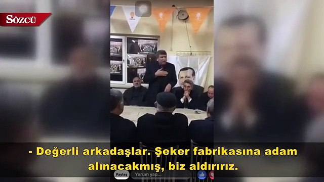 AKP’li başkandan itiraf gibi tehdit!