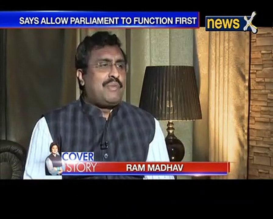 Cover Story Exclusive: BJP General Secretary Ram Madhav on Cover Story