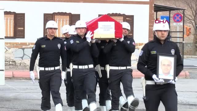 Kayseri Silahlı Saldırıdan 25 Gün Sonra Şehit Olan Polis İçin Tören-2