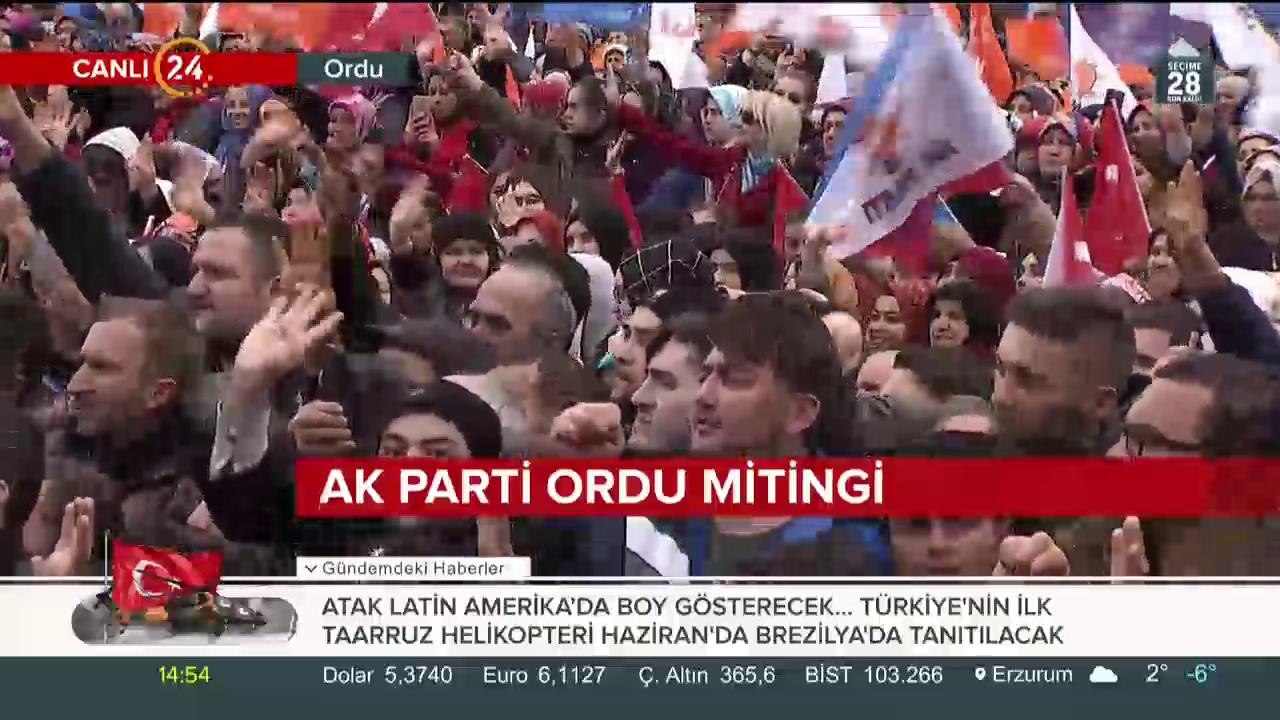 Başkan Ordu'da