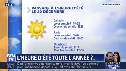 Vous avez jusqu'à ce soir minuit pour voter "pour" ou "contre" le changement d'heure