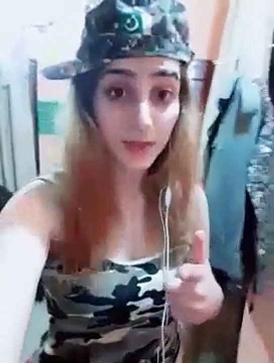 ASF girl dance in security uniform