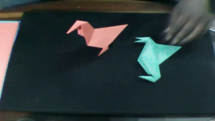 How to make an easy origami paper bird || Tutorial-26
