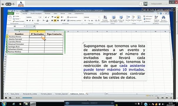 9-VALIDACION DE DATOS
