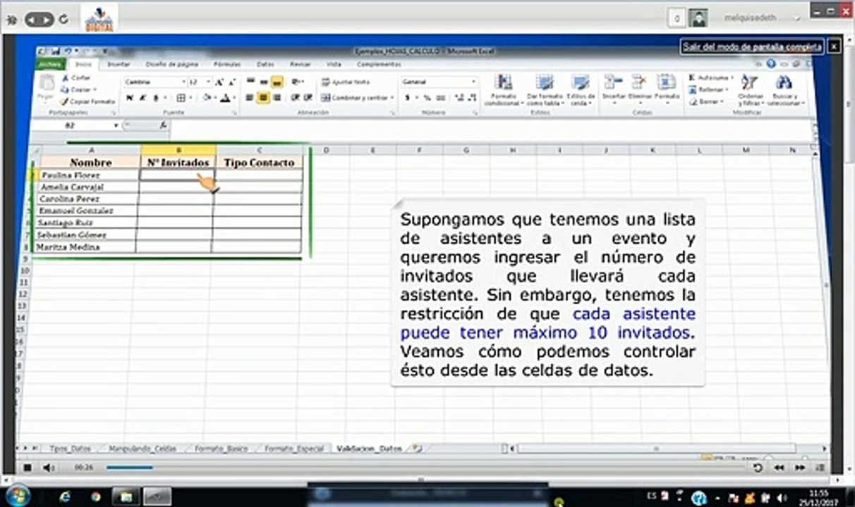 9-VALIDACION DE DATOS
