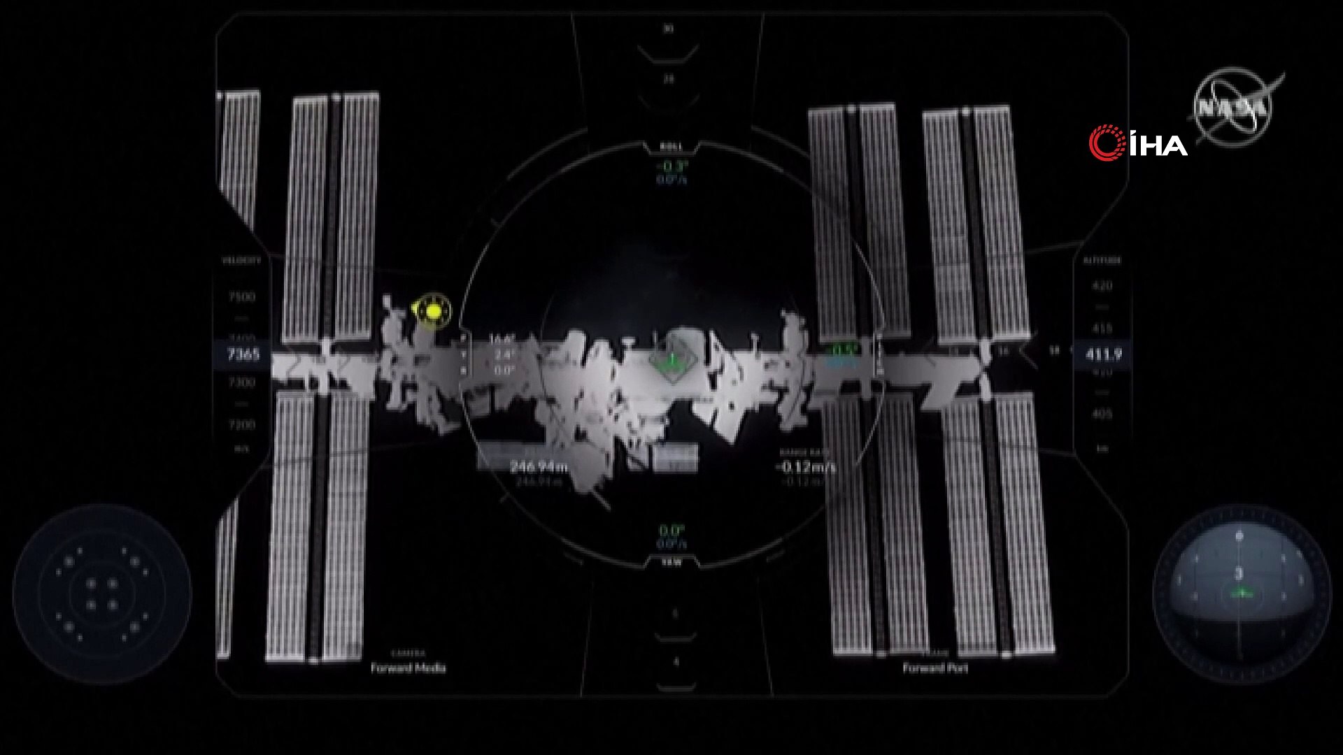- Spacex Uzay Aracı Uluslararası Uzay İstasyonuna Ulaştı