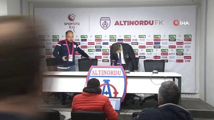 Altınordu-Hatayspor maçının ardından