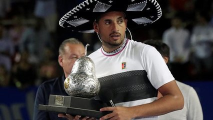Tennis : Kyrgios, le "bad boy" australien, roi d'Acapulco