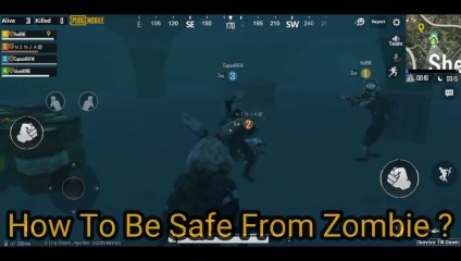 How To Be Safe From Zombie - Pubg Mobile New Secret Tips And Tricks- part 1