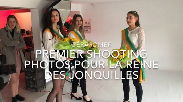 Vosges : En coulisses avec Ophélie Coutret, la Reine des Jonquilles de Gérardmer pour sa première séance photos avec ses dauphines Tessa Gavet et Clémence Grandpré-Mathieu