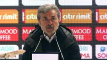 Atiker Konyaspor-Göztepe maçının ardından - Aykut Kocaman ve Tamer Tuna - KONYA