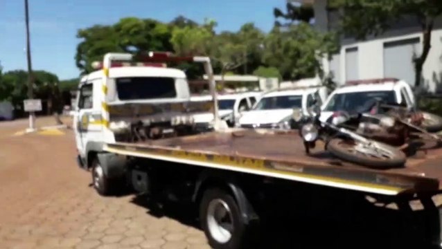 Moto utilizada por ladrões é apreendida pela PM