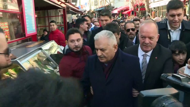 AK Parti İBB Başkan Adayı Binali Yıldırım'ın Adalar ziyareti (2) - İSTANBUL