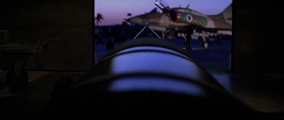 Israeli A-4 Skyhawk jet carrying a nuclear weapon was shot down