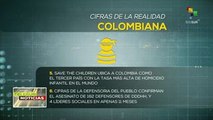 Colombia, país de Latinoámerica con mayor riesgo de crisis humanitaria