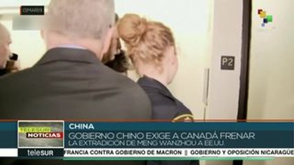 China pide a Canadá no extraditar a directora financiera de Huawei