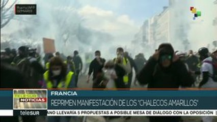 Download Video: Francia: policía reprime movilizaciones de chalecos amarillos