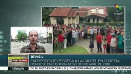 Brasil: Lula vuelve a prisión en Curitiba tras sepelio de su nieto
