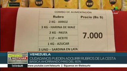Venezuela: gobierno busca garantizar derecho a la alimentación
