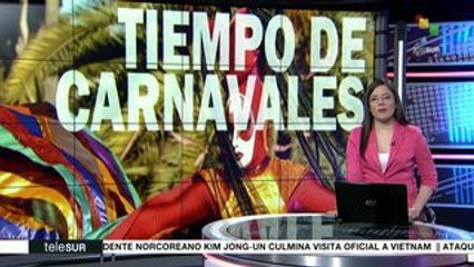 Cientos de miles de personas disfrutan el carnaval de Rio de Janeiro