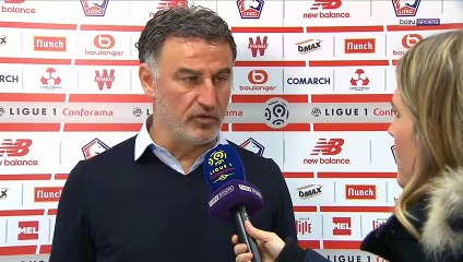 LOSC - Galtier : "Une première période très mauvaise"
