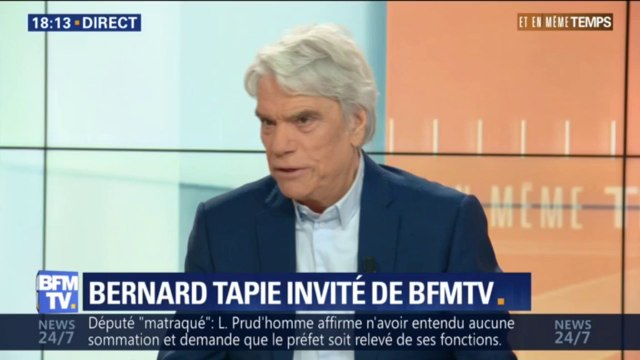 Là, vous vous dites 'c'est pas possible'. Bernard Tapie raconte le jour où la politique l'a déçu