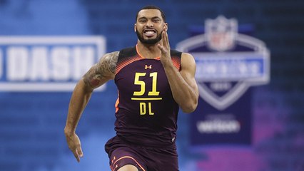 Montez Sweat runs an unofficial 4.42 40-yard dash at 2019 combine