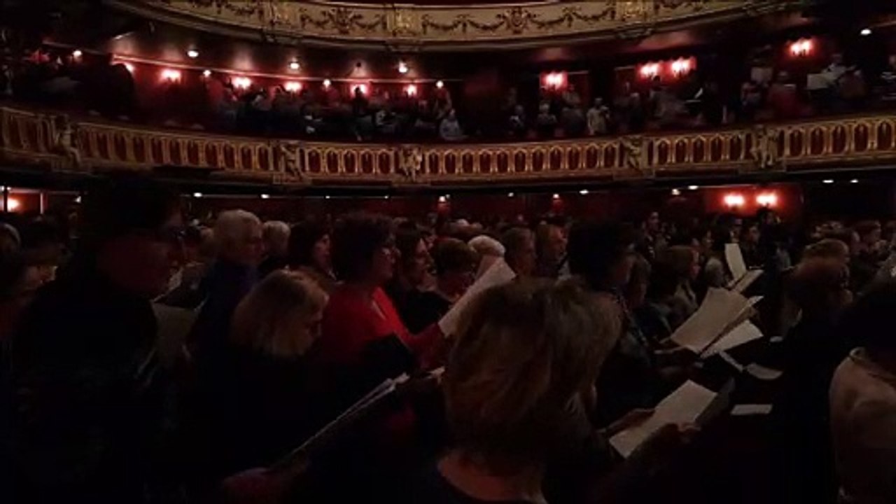 Extrait de la répétition du concert participatif "Choeurs de cinéma" à Strasbourg