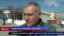 Yediemin otoparkında bir garip olay