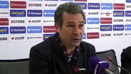 Boluspor- İstanbulspor maçının ardından