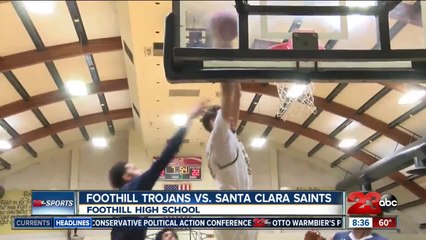 Foothill Trojans advance to State Regional Semi-Finals, defeat Santa Clara, 66-42