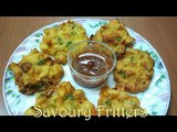 Savoury Fritters Recipe / नमकीन मालपुए