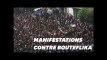 Les étudiants algériens manifestent en attendant le dépôt de candidature de Bouteflika