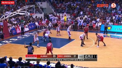 Alaska vs Ginebra - 2nd Qtr March 3, 2019 - Eliminations PBA Philippine Cup 2019