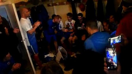 Célébration de la victoire ! (ES Tourville / Pavilly : 1-0 le 03/03/2019)