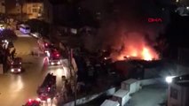 Kartal'da Yedek Parça Deposunda Yangın; Patlama Sesleri Duyuldu