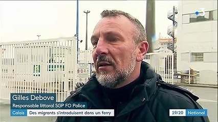Calais : des migrants s'introduisent à bord d'un ferry