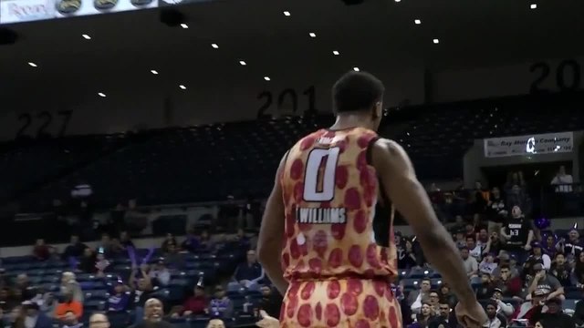 Troy Williams finishes through contact