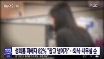 성희롱 피해자 82% 