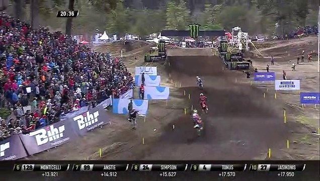 Antonio Cairoli passes Tim Gajser & Romain Febvre - MXGP of Patagonia Argentina 2019