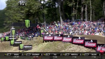 Clement Desalle vs Tim Gajser battle for third - MXGP of Patagonia Argentina 2019