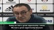 Our consistency has arrived but needs to continue- Sarri