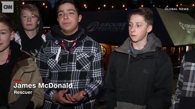 Quick thinking after boy seen dangling from ski lift