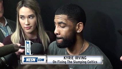 Kyrie Irving On Celtics Woes, Coming Together As A Team