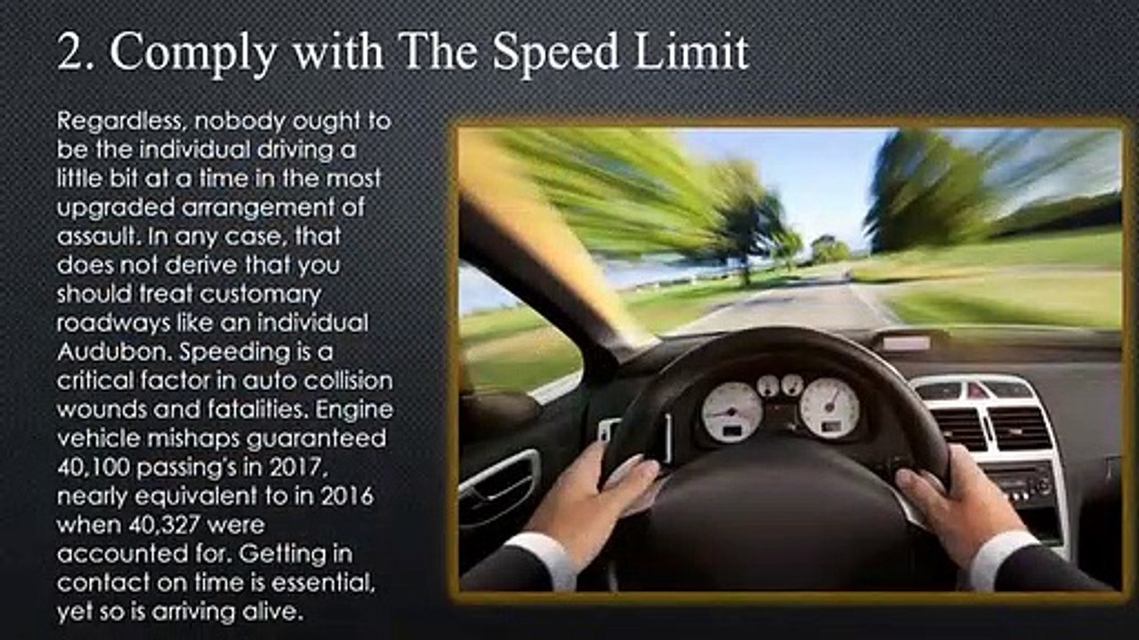 Tips For Driving Safely
