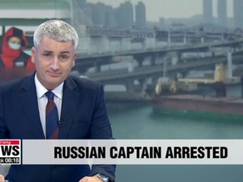 Captain of Russian cargo ship that crashed into Busan's Gwangan Bridge taken into custody