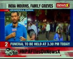 Mortal remains of legendary actress arrive Sridevi in Mumbai; funeral to begin at 3:30PM