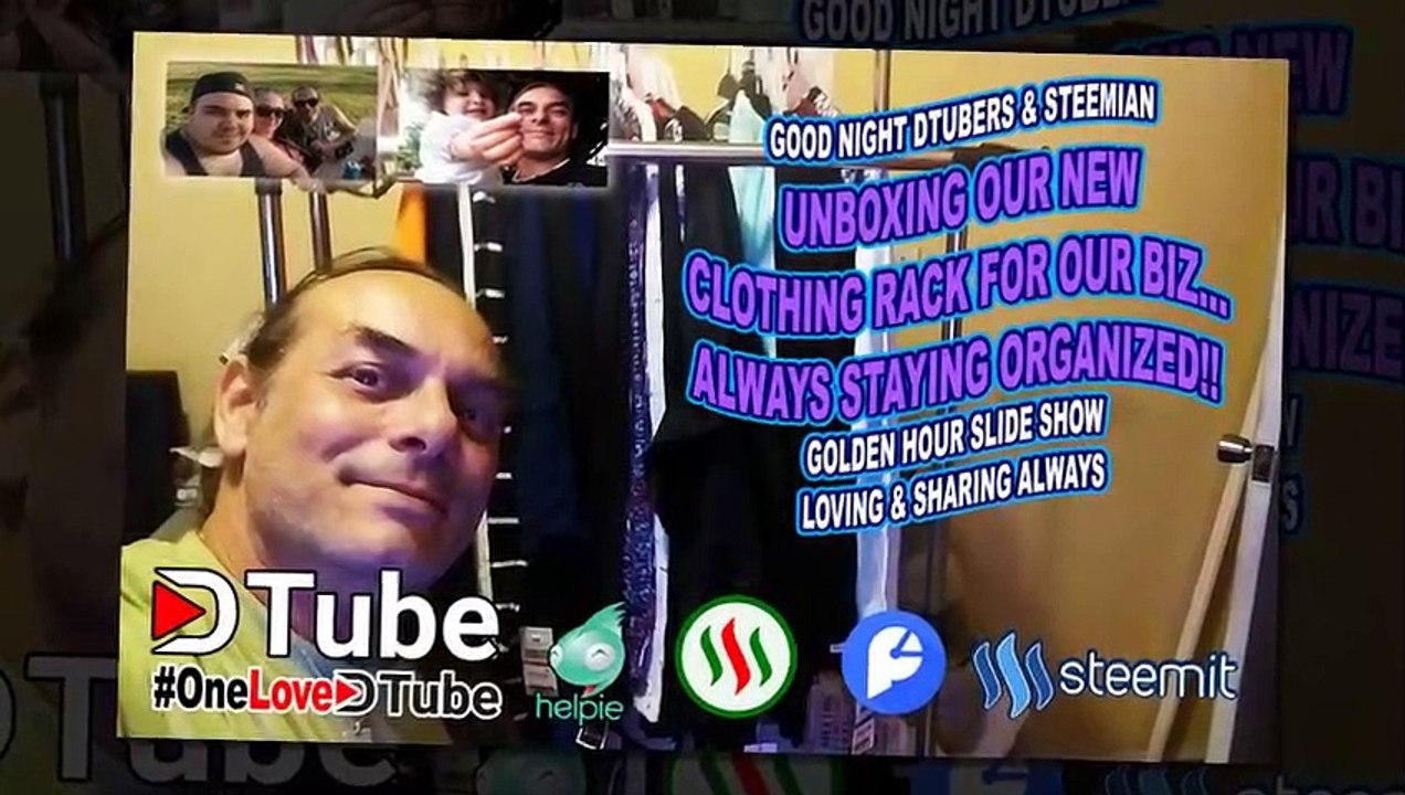 Unboxing Our New Arrival - A Clothing Rack to Hang Our Merchandise for our eBay Business - Staying Organized is So Important - Birds & Golden Hour Slide Show